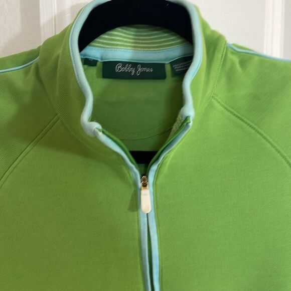 Bobby Jones Green Half-Zip Pullover - Picture 2 of 5